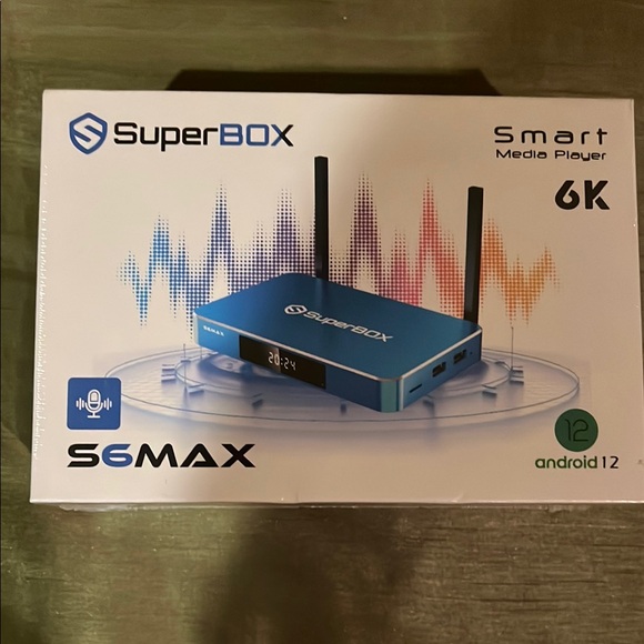 SuperBOX S6MAX Smart Media Player - Blue - Picture 1 of 1